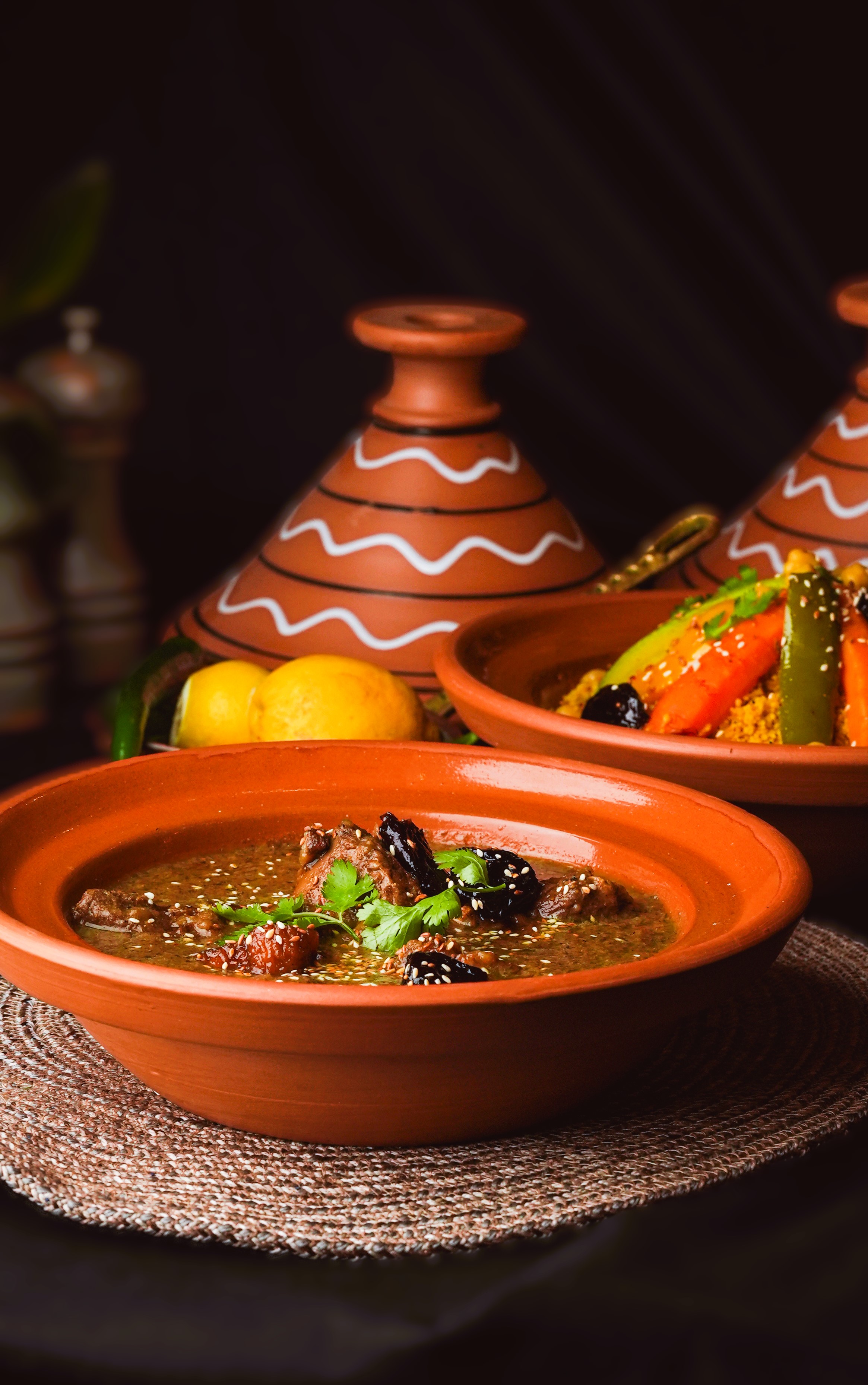 PLUM TAGINE WITH MEAT